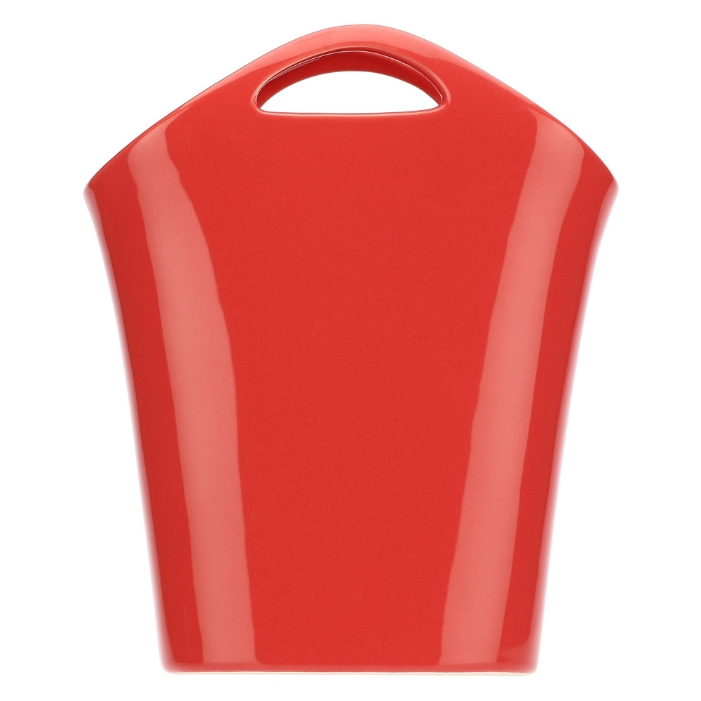 Ваза Rituali Domestici LEGRAZIOSE, керамика, коралловая, 19 х 8,5 х 23 см