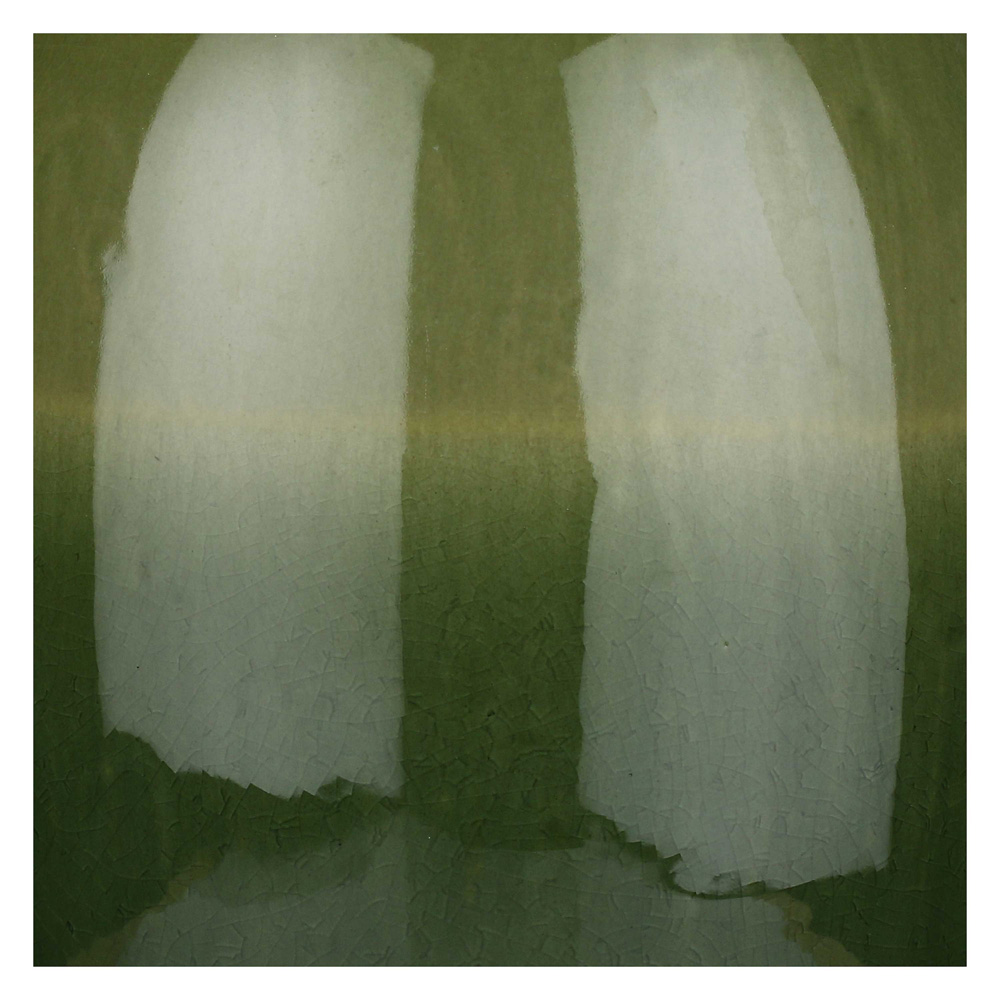 Ваза Rituali Domestici NUANCE, кераміка, зелена, діам. 15 см, вис. 25,5 см