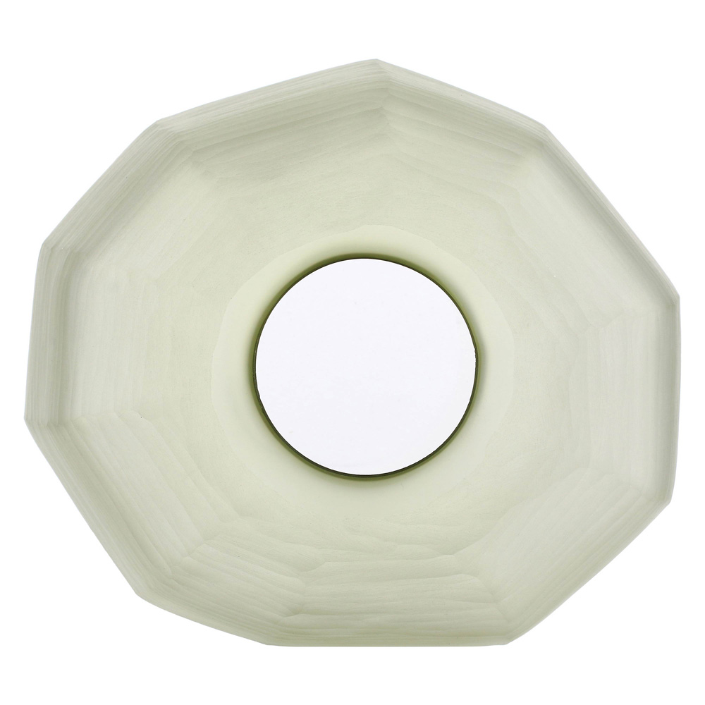 Ваза Rituali Domestici NEBULA, стекло, зеленая, 23 х 21 х 24 см