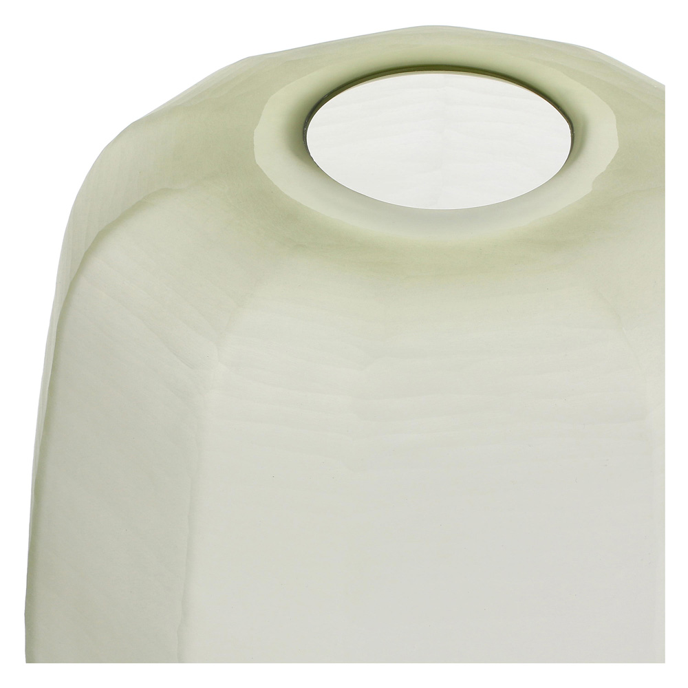 Ваза Rituali Domestici NEBULA, стекло, зеленая, 23 х 21 х 24 см