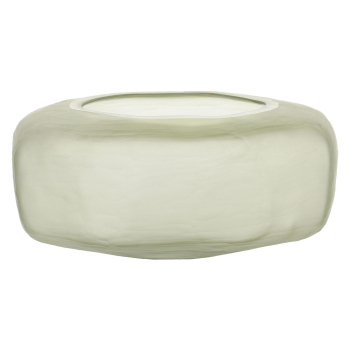 Ваза Rituali Domestici NEBULA, стекло, зеленая, 28,5 х 26,5 х 13 см