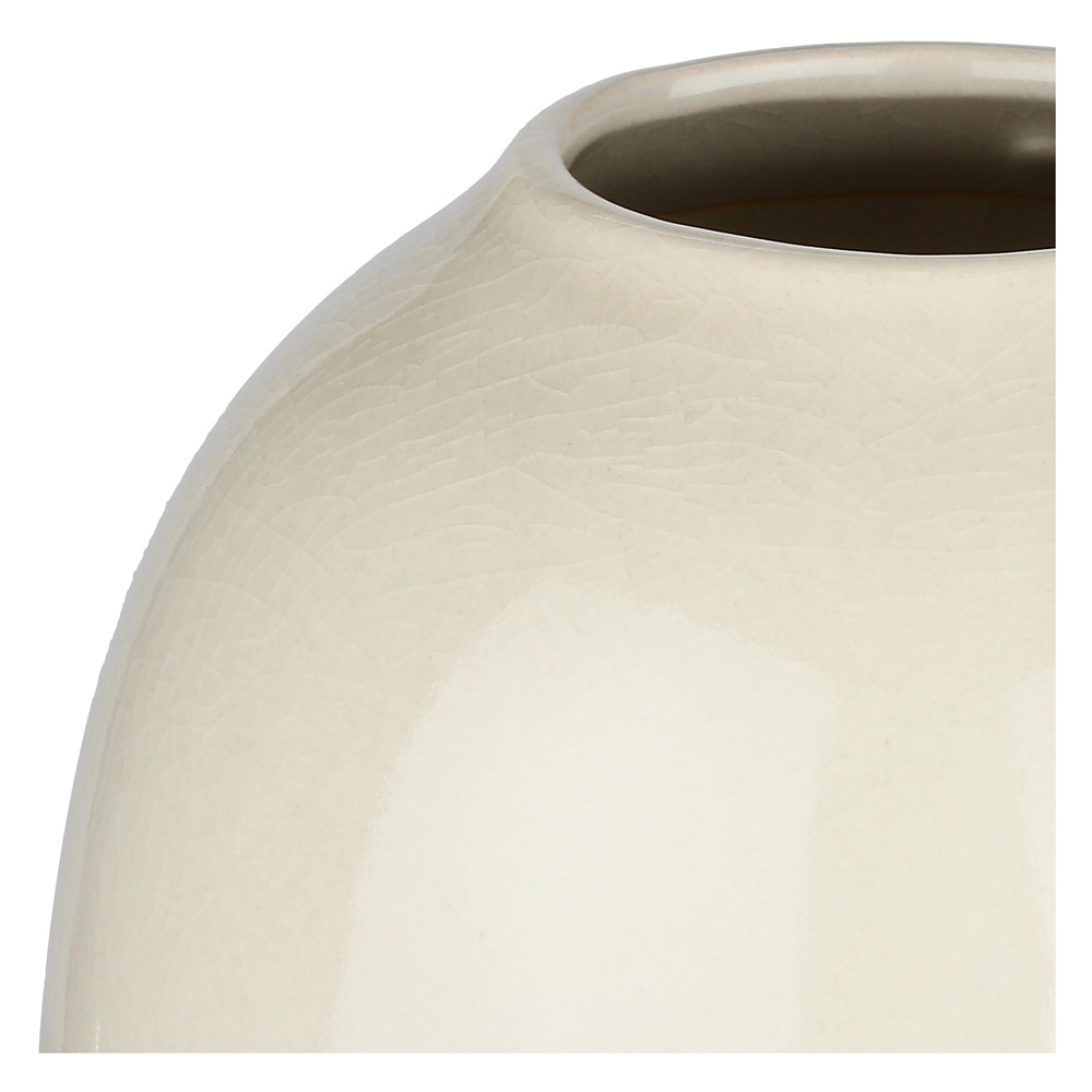 Ваза Rituali Domestici NUANCE, кераміка, бежева, діам. 18 см, вис. 29,5 см