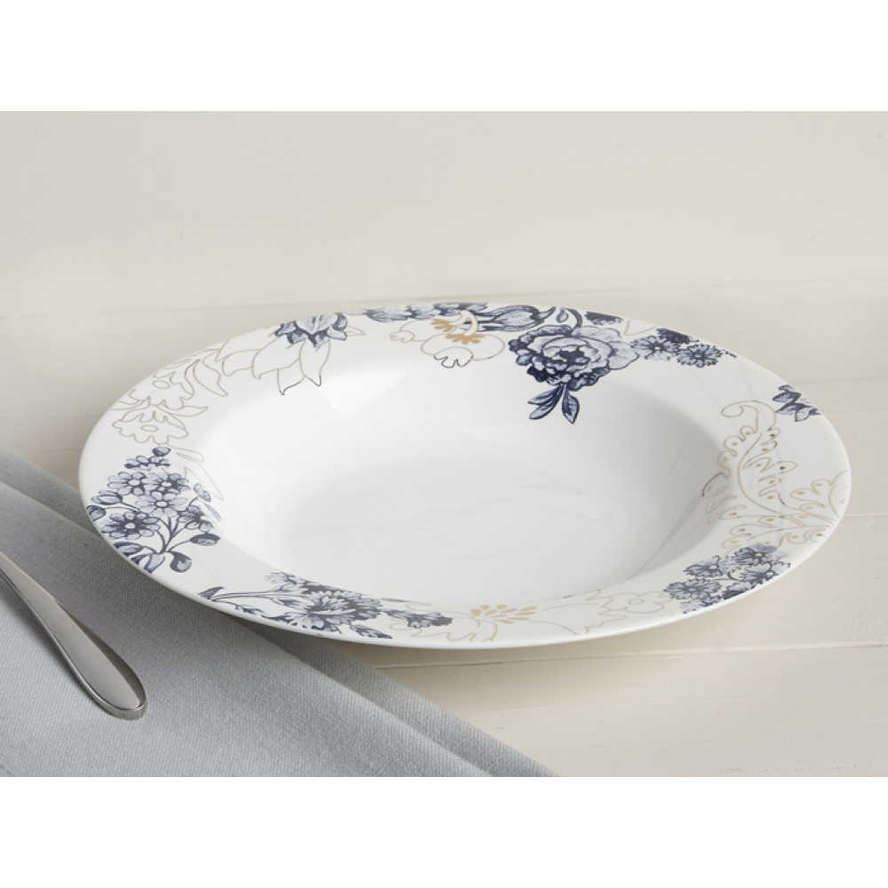 Тарілка глибока CreativeTops PALMERS SILK, порцеляна, діам. 21 см