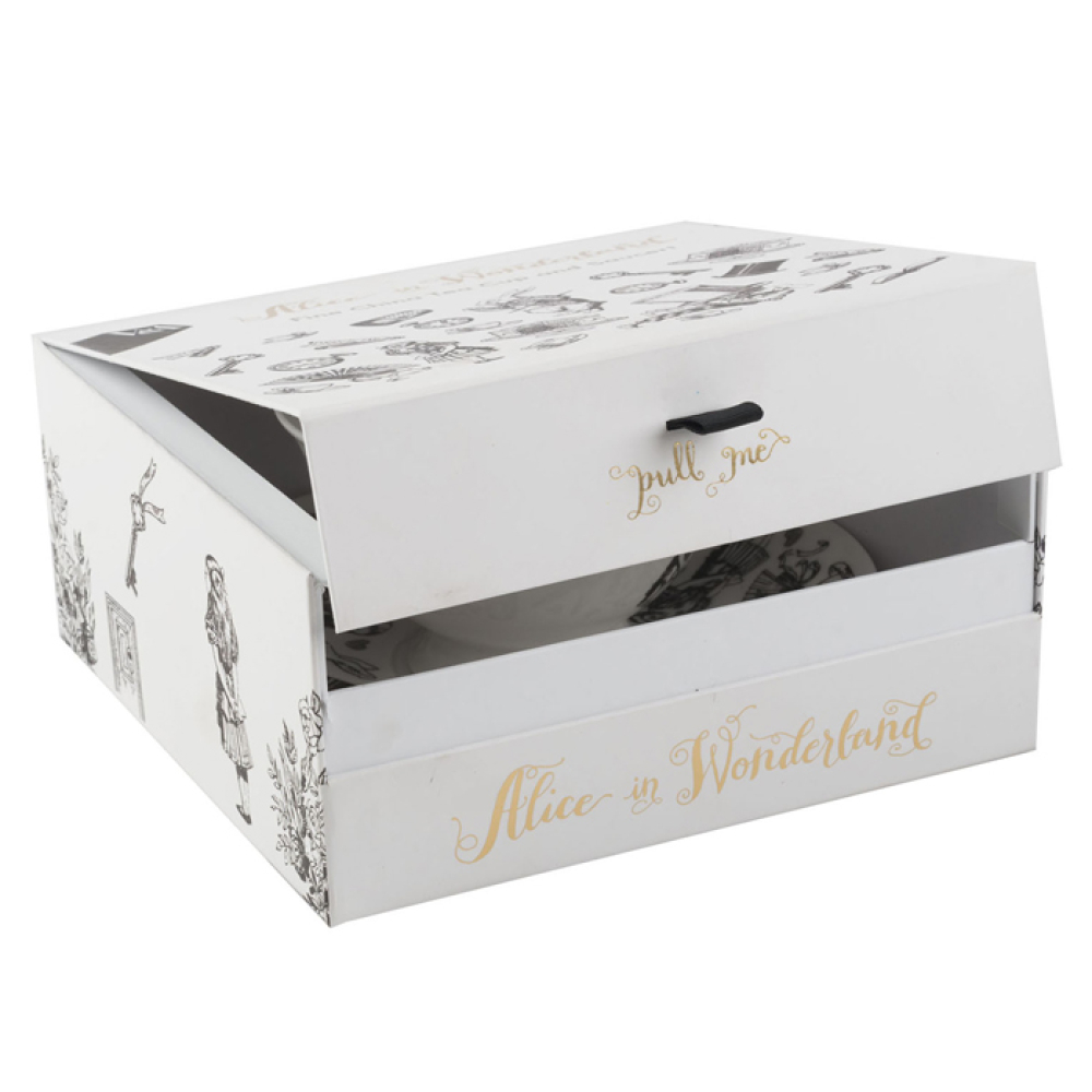 Чашка для чая с блюдцем CreativeTops ALICE IN WONDERLAND, фарфор, 250 мл