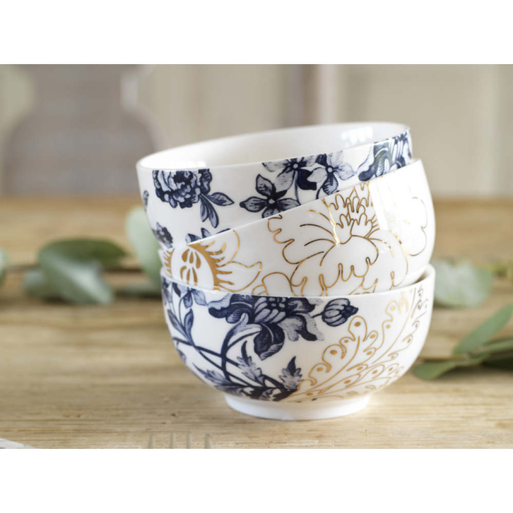 Набір мисок CreativeTops PALMERS SILK, порцеляна, 3 шт.