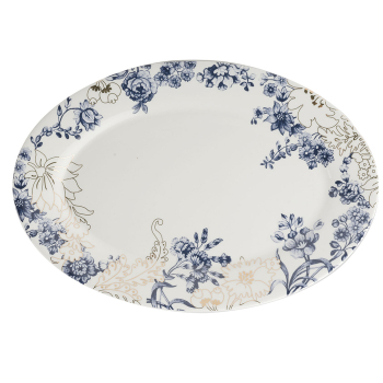 Блюдо овальне CreativeTops PALMERS SILK, порцеляна, 35 см