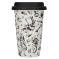 Кружка дорожная CreativeTops ALICE IN WONDERLAND, фарфор, 350 мл