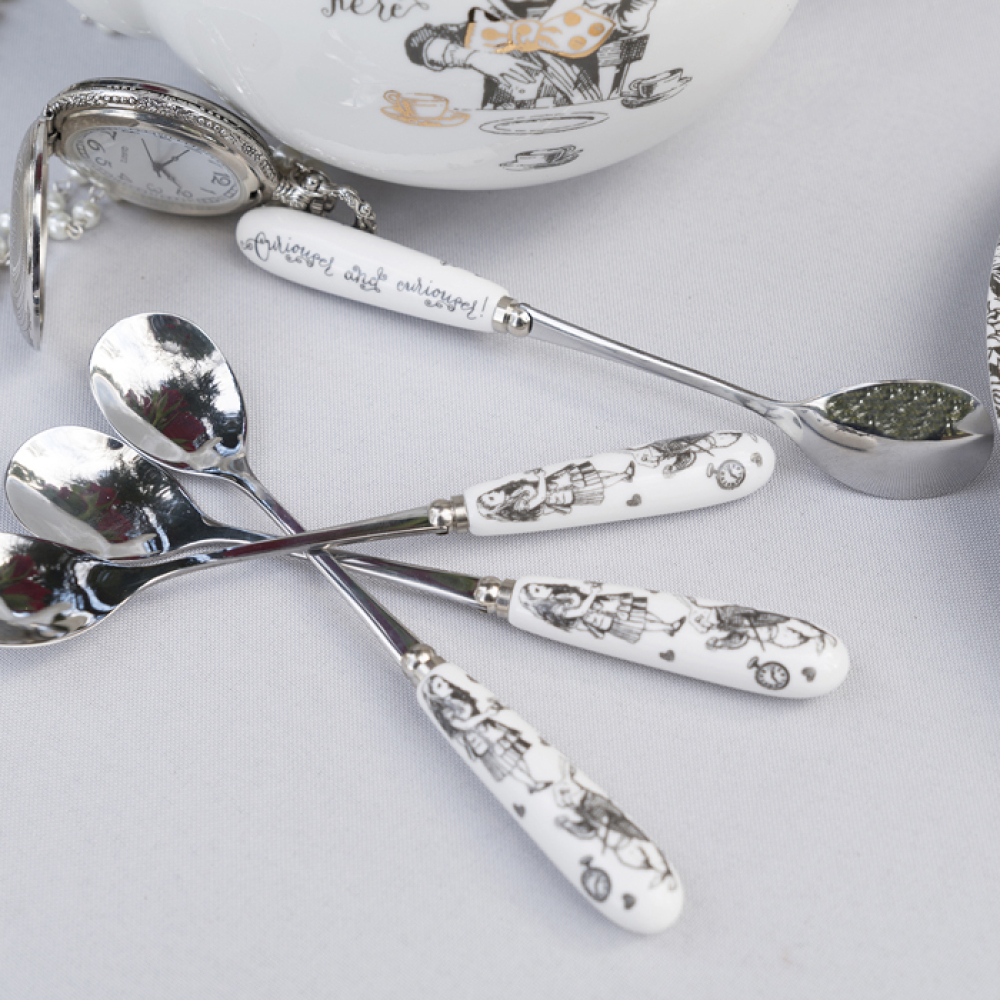 Набор чайных ложек CreativeTops ALICE IN WONDERLAND, 4 пр.