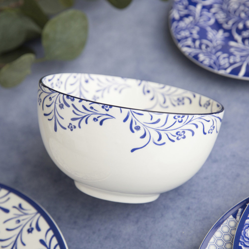 Тарелка для мюсли CreativeTops Floral Cole Collection, фарфор, диам. 13,5 см