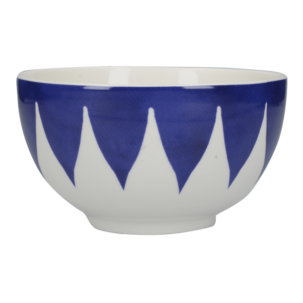 Тарелка для мюсли CreativeTops Geo Navy Cole Collection, фарфор, диам. 13,5 см