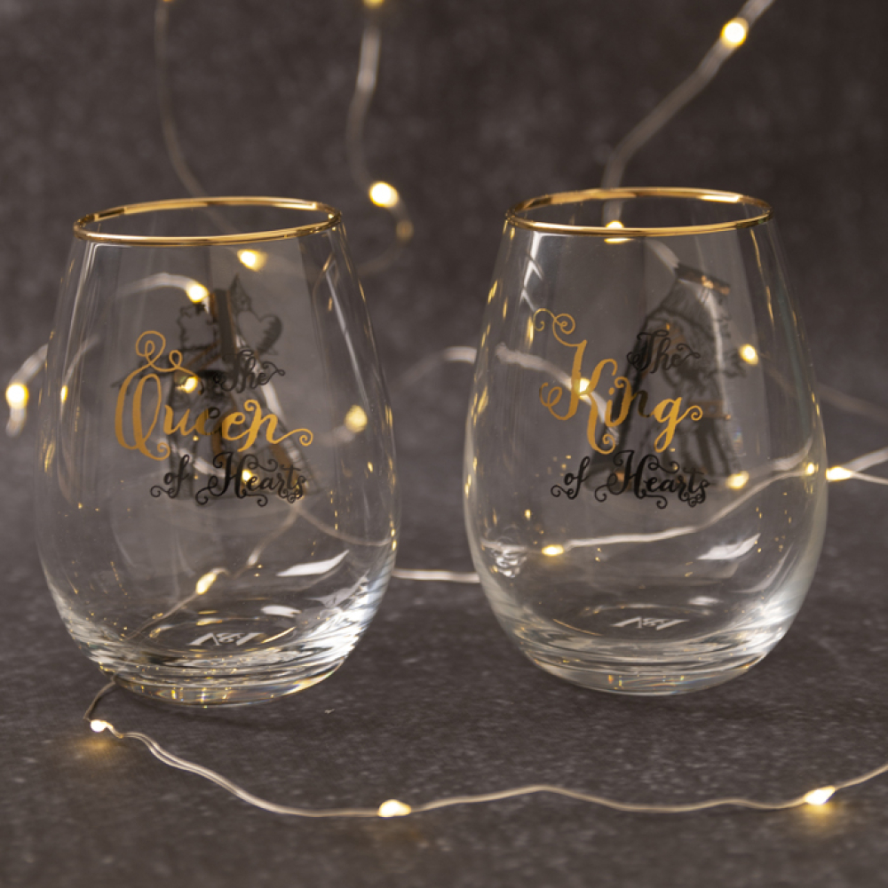 Набор стаканов CreativeTops ALICE IN WONDERLAND, стекло, 350 мл, 2 пр.