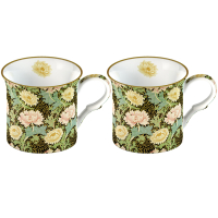 Набір кухлів для чаю CreativeTops William Morris "CHRYSANTHEMUM", порцеляна, 2 шт., 300 мл