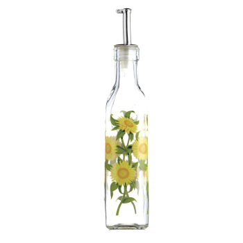 Бутылка для масла или уксуса Kitchen Craft WORLD OF FLAVOURS Sunflowers, стекло, 275 мл