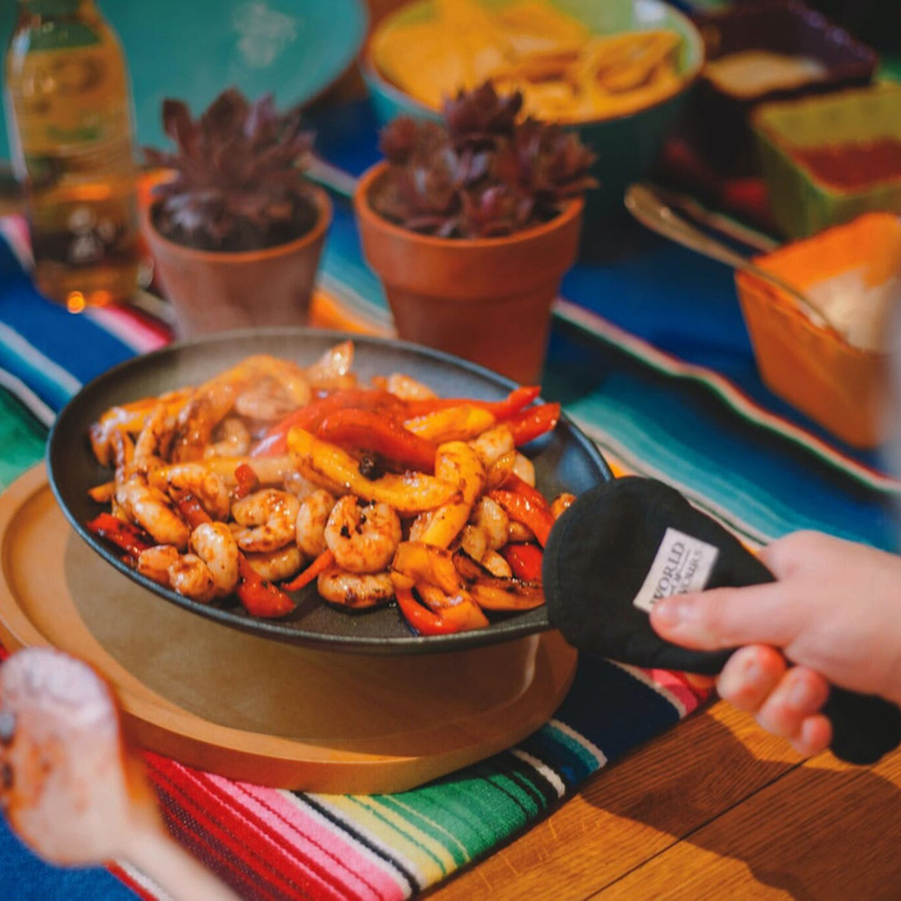 Сковорідка для фахітос Kitchen Craft WORLD OF FLAVOURS, чавун, 37 х 18 см