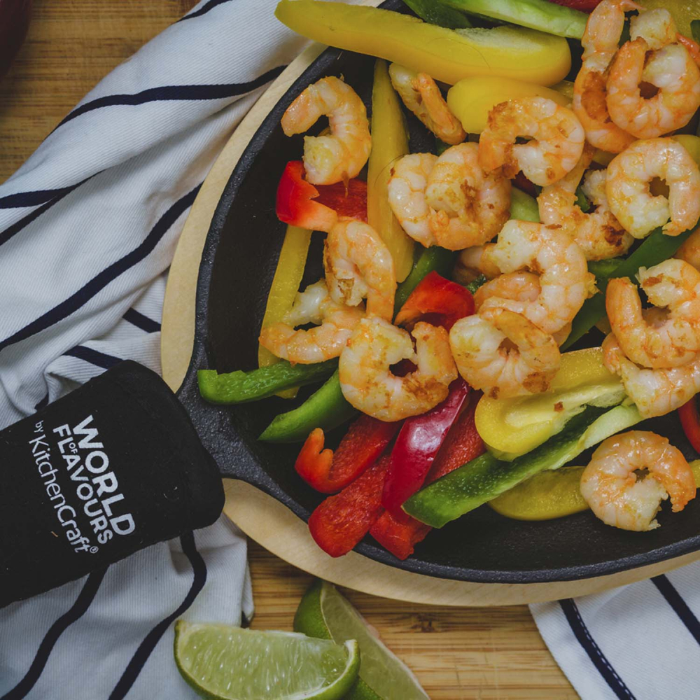 Сковорідка для фахітос Kitchen Craft WORLD OF FLAVOURS, чавун, 37 х 18 см